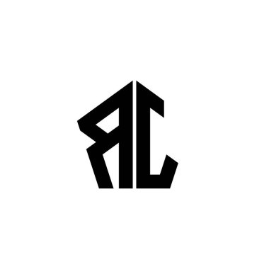 Beyaz arkaplanda izole edilmiş çokgen geometrik şekil tasarımlı RJ Monogram logo harfi. Yıldız çokgeni, kalkan yıldızı geometriği.