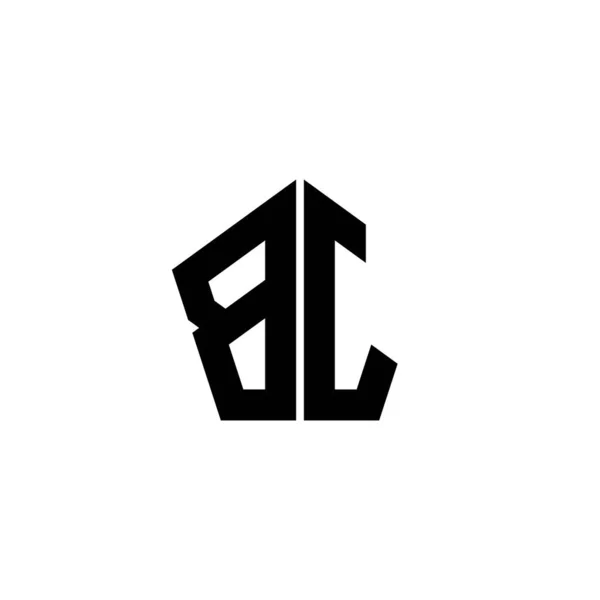 Літера Логотипу Monogram Полігональним Дизайном Геометричної Форми Ізольована Білому Тлі — стоковий вектор
