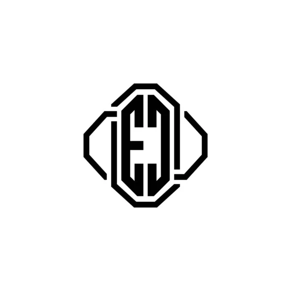 Monogram Logo Mektubu Basit Modern Antika Bir Tasarım Lüks Vintage — Stok Vektör