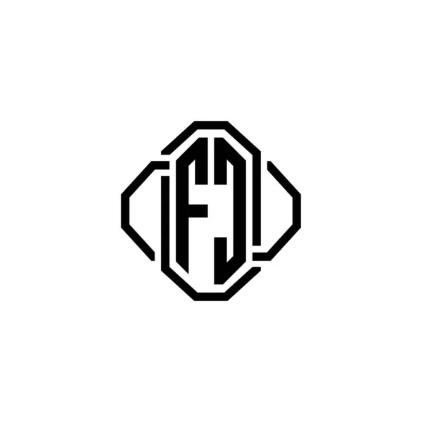 Логотип Monogram Простым Современным Винтажным Дизайном Стиле Ретро Роскошный Винтажный — стоковый вектор