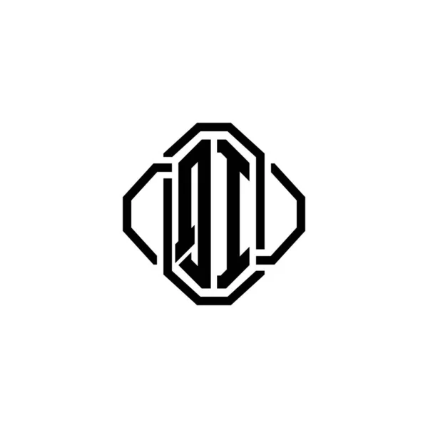 Monogram Logo Dopis Jednoduchým Moderním Retro Designem Luxusní Vinobraní Design — Stockový vektor