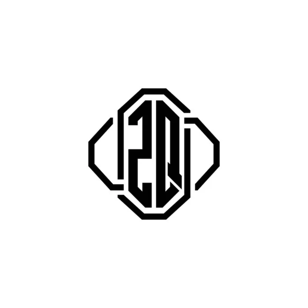 Lettre Logo Monogram Avec Design Rétro Vintage Simple Moderne Design — Image vectorielle