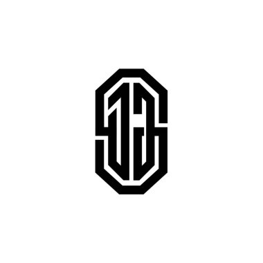 DG Monogram logo harfi. Basit, modern, antika bir tasarım. Lüks vintage tasarım, retro satır yuvarlak tasarım.