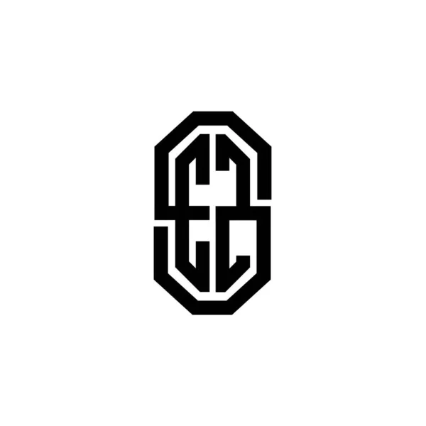 Буква Логотипа Monogram Современным Стилем Ретро Simple Роскошный Винтажный Дизайн — стоковый вектор