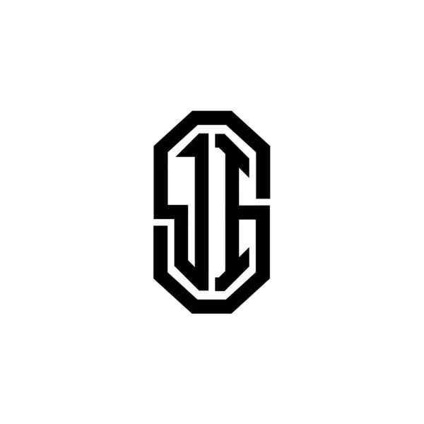 Letra Del Logotipo Monogram Con Diseño Estilo Retro Vintage Moderno — Archivo Imágenes Vectoriales