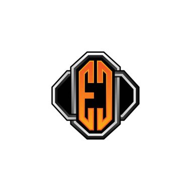 Yalıtılmış arka plan, klasik monogram logosu, antika eski harf üzerine oyun vintage biçimi ve yuvarlak çizgili AK logosu