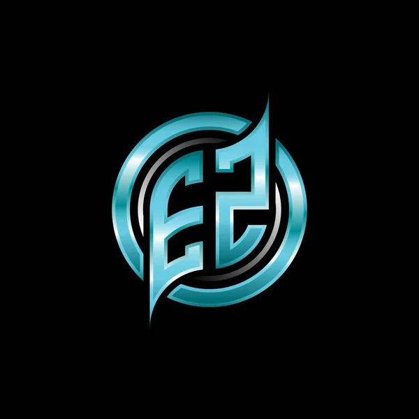 Initial Monogram Logo Esporteert Gaming Met Modern Geometrisch Design Geometrische — Stockvector