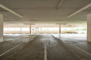 Garaj mağazası içi boş otopark ya da garaj iç mimari ofis