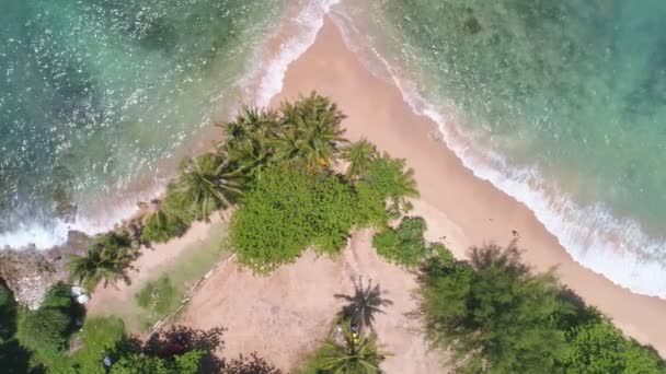 Вид Повітря Дрон Камера Дивовижний Морський Пляж Красивий Острів Фукет — стокове відео