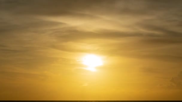 Time Lapse Majestic Sunset Sunrise Landscape Amazing Light Nature Cloudscape — Vídeo de Stock