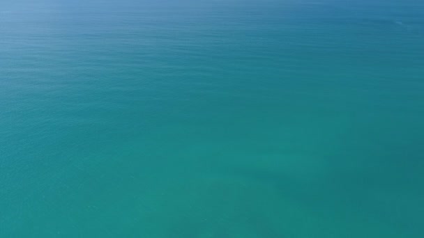 Piękna Fala Morska Sezonie Letnim Nagranie Lotu Drona Widok Lotu — Wideo stockowe