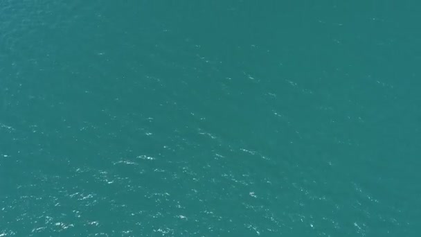 Hermosa Ola Marina Temporada Verano Imágenes Vista Aérea Del Dron — Vídeo de stock