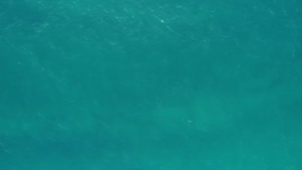 Beautiful Sea Wave Summer Season Footage Drone Aerial View Amazing — Stock Video