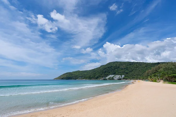 Plaża Sezonie Letnim Plaży Naiharn Phuket Października 2021 Concept Podróże — Zdjęcie stockowe