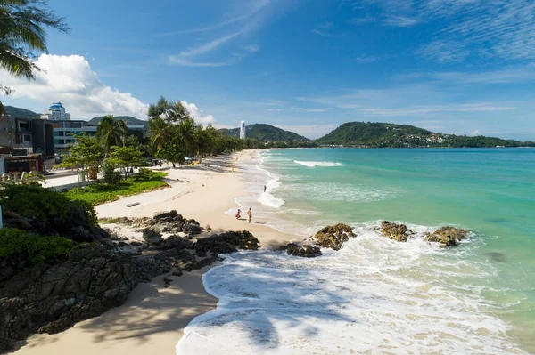 Plaża Patong Phuket Tajlandia Listopadzie 2021 Niesamowita Plaża Piękne Morze — Zdjęcie stockowe