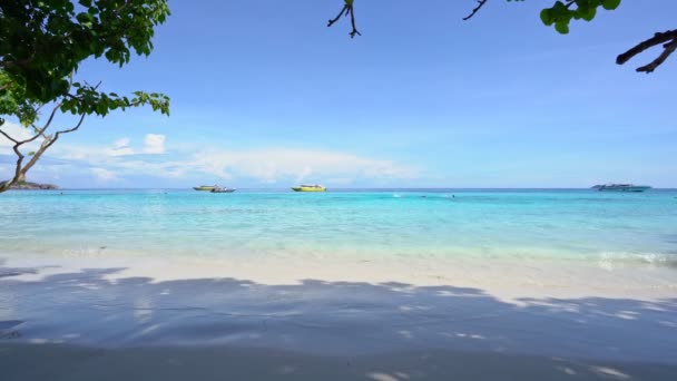 Piękna Tropikalna Piaszczysta Plaża Natura Widok Morze Oceanu Symilan Islands — Wideo stockowe