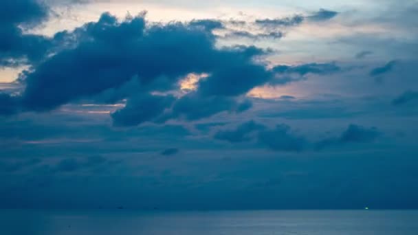 Time Lapse Nubes Colores Tiempo Puesta Del Sol Hermosa Luz — Vídeos de Stock