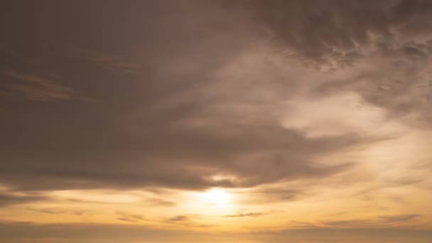 Время Лапс Красочные Облака Закат Времени Прекрасный Свет Природы Удивительные — стоковое видео