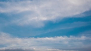 Bulutlar mavi gökyüzü Zaman çizelgesi doğanın güzel ışığı