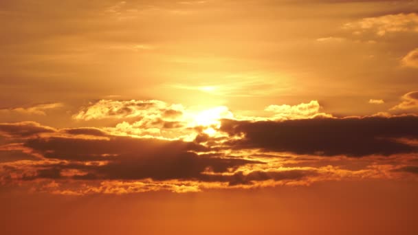 Csodálatos Nap Tenger Felett Csodálatos Fény Természet Színes Táj Gyönyörű — Stock videók