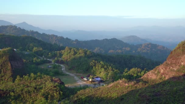 Phutajor Mountain Unseen Travel People Camping Adventure Phang Nga Tailandia — Vídeo de stock