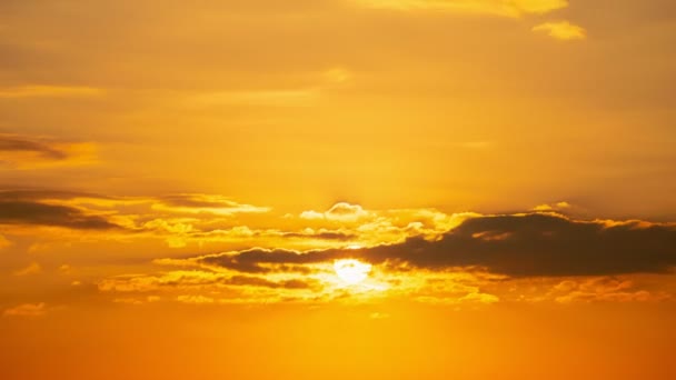 Increíble Atardecer Timelapse Sobre Mar Increíble Luz Naturaleza Colorido Paisaje — Vídeos de Stock