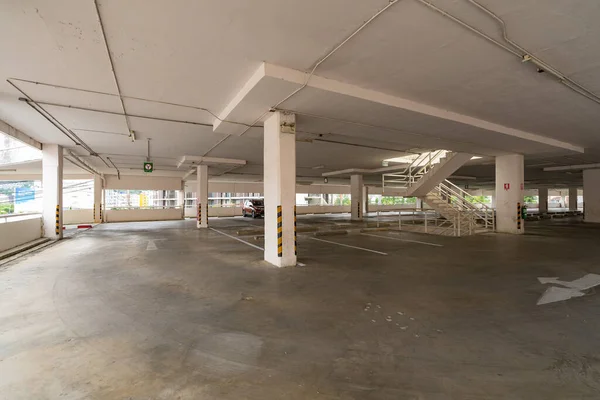 Parking Garage Department Store Interior Empty Parking Lot Garage Interior — Stock Photo, Image