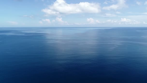 Тропічне Море Красива Океанська Водна Поверхня Моря Літній День Вид — стокове відео