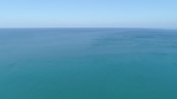 Tropical Sea Beautiful Ocean Water Sea Surface Summer Day Aerial — Stock Video
