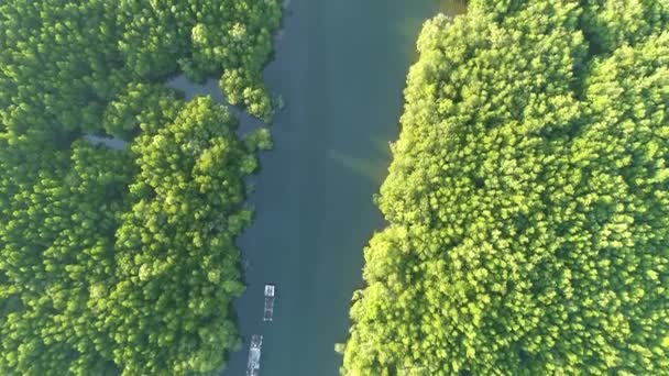 Sabahın Ilk Işıklarındaki Güzel Gündoğumu Gökyüzünün Hava Görüntüsü Drone Deniz — Stok video
