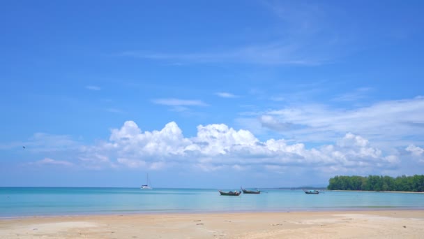 Phuket Mare Belle Onde Che Schiantano Sulla Spiaggia Onde Vista — Video Stock