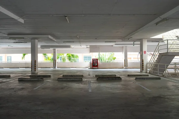 Parking Garage Department Store Interior Empty Parking Lot Garage Interior — Stock Photo, Image