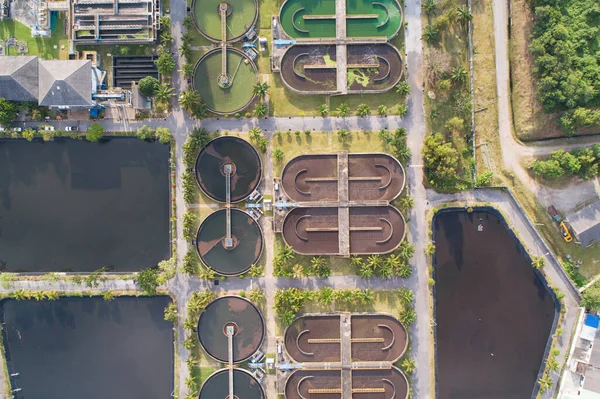 Vue Aérienne Vue Angle Élevé Vue Haut Bas Drone Usine — Photo