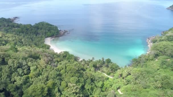 Phuket Plaża Morze Niesamowita Plaża Widok Lotu Ptaka Tropikalna Plaża — Wideo stockowe