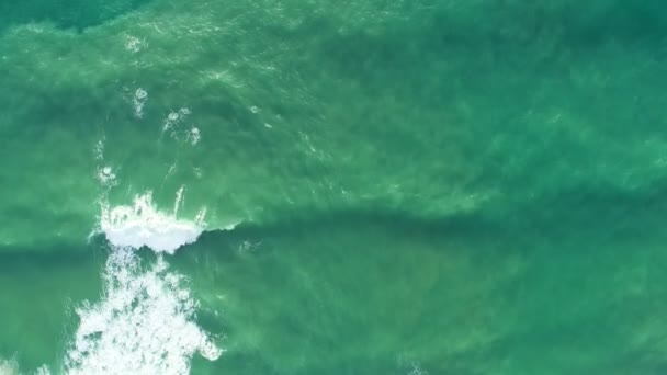 Flygfoto Över Phuket Hav Och Sandstrand Sommarsäsongen Fantastisk Havsstrand Med — Stockvideo