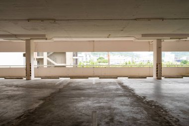 Garaj mağazası içi boş otopark ya da garaj iç mimari ofis