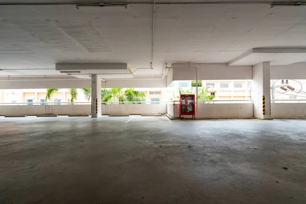 Parking Garage Department Store Interior Empty Parking Lot Garage Interior — Stock Photo, Image