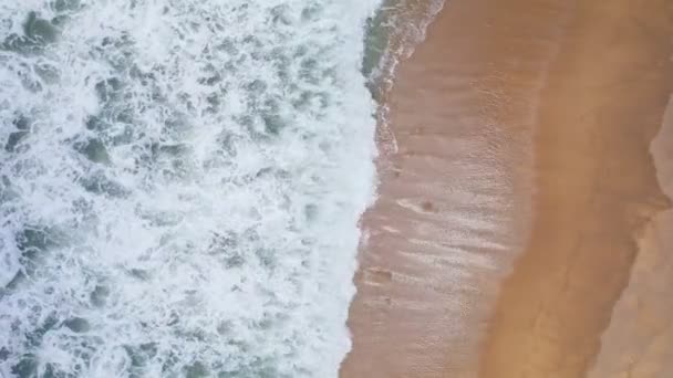 Aerial View Top Local Southern Thai Fisherman Uses His Handmade — Stock Video
