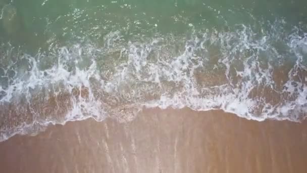 Widok Lotu Phuket Morze Piaszczysta Plaża Sezonie Letnim Niesamowita Plaża — Wideo stockowe