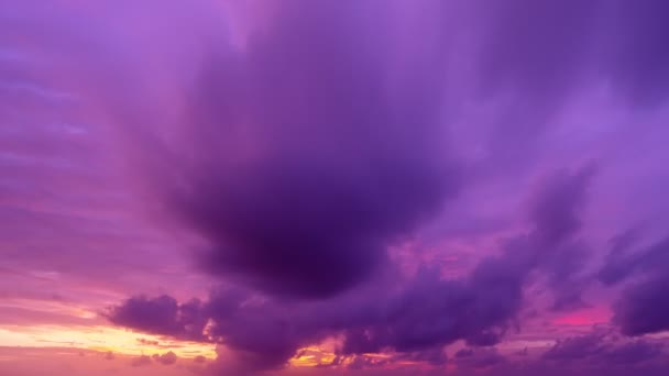 Time Lapse Nature Colorful Pastel Clouds Beautiful Light Sunrise Sunset — Video Stock