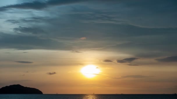 Zeitraffer Natur Bunte Pastellwolken Schöner Leichter Sonnenaufgang Oder Sonnenuntergang Himmel — Stockvideo