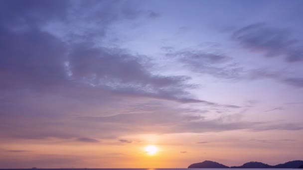 Tiempo Lapso Puesta Sol Amanecer Paisaje Increíble Luz Naturaleza Nubes — Vídeos de Stock