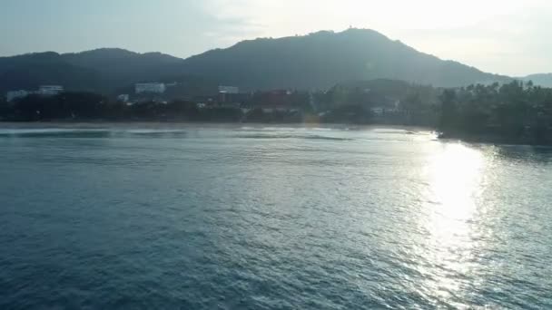 공중에서 아름다운 표면놀라운 Phuket Thailand Drone 고품질 — 비디오