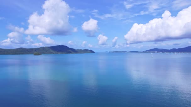 Puket Adası Ndaki Deniz Manzarası Güzel Deniz Yüzeyi Tayland Daki — Stok video