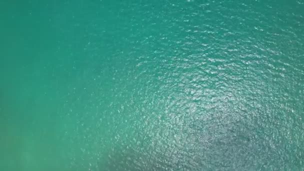 Beautiful Sea Waves Water Surface High Quality Video Bird Eye — Stockvideo