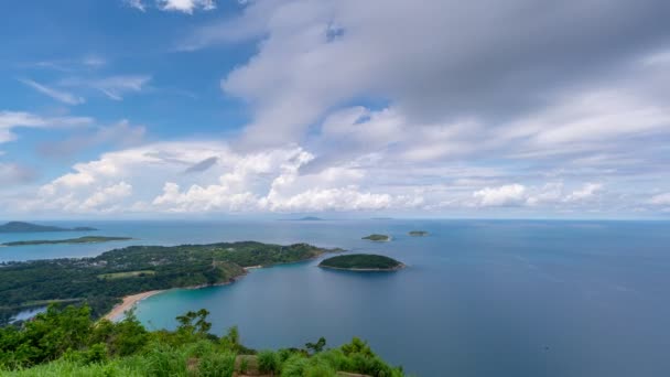 Timelapse Amazing Viewpoint Landscape View Phahindum View Point Shadow Clouds — Vídeo de Stock