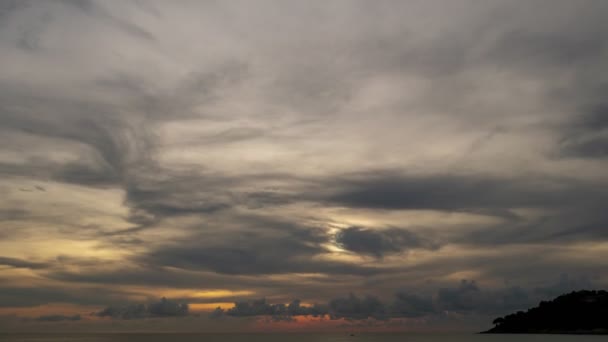 Upływ Czasu Majestatyczny Zachód Słońca Lub Wschód Słońca Krajobraz Niesamowite — Wideo stockowe