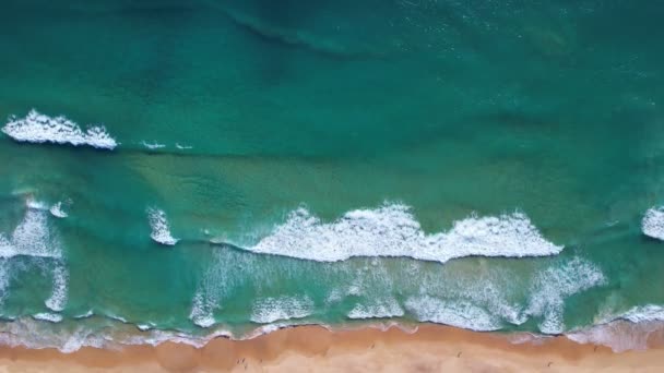 Beautiful Sea Summer Landscape Waves Sea Water Surface High Quality — Stock video