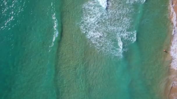 Beautiful Sea Summer Landscape Waves Sea Water Surface High Quality — Vídeo de stock