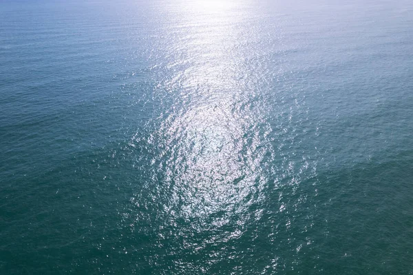 Sea Surface Aerial View Water Surface Texture Blue Sea Background — Stockfoto